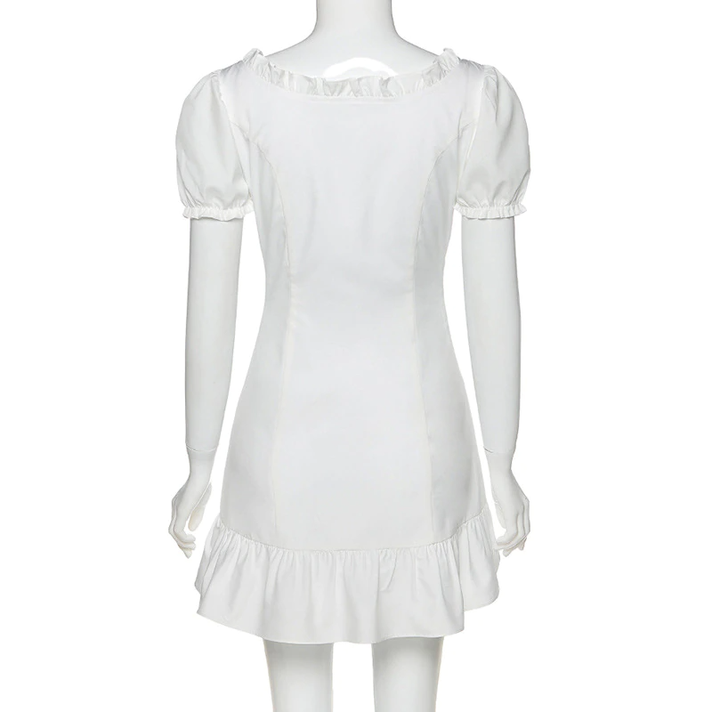 Bow Corset Summer Mini Dress