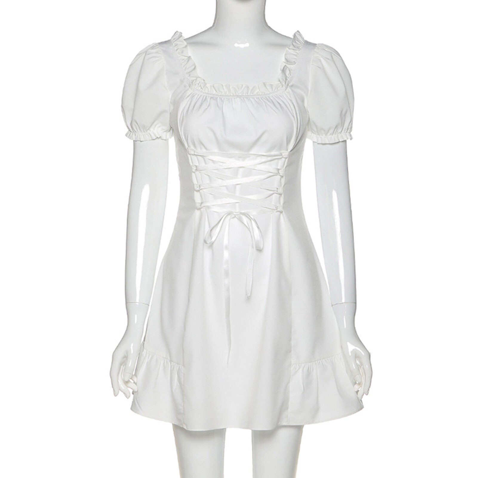 Bow Corset Summer Mini Dress